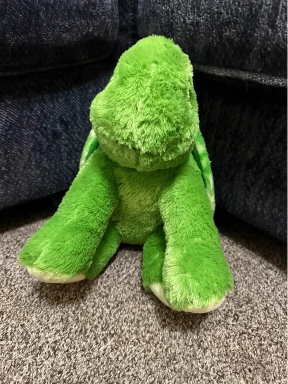 Aurora World Green Turtle Plush Stuffed Animal Patterned Shell